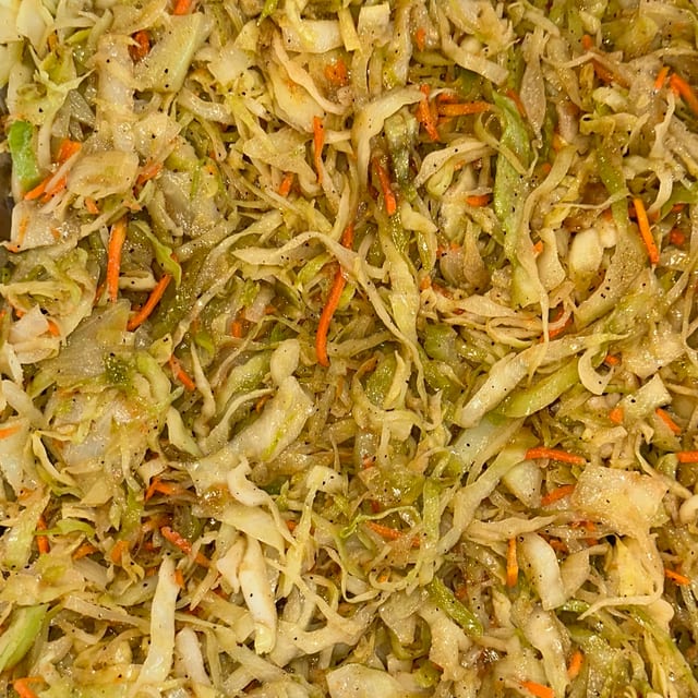 Steamed Cabbage.